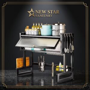 New Star Sanitary Premium Kitchen Rack – Multi‑Functional Dish Drying & Storage Station