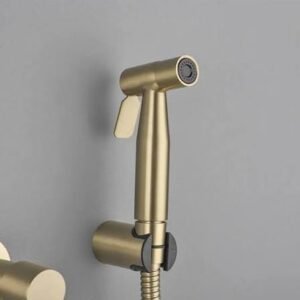 New Star Sanitary Premium Gold Bidet Sprayer – Modern Hygiene Shattaf with Flexible Hose